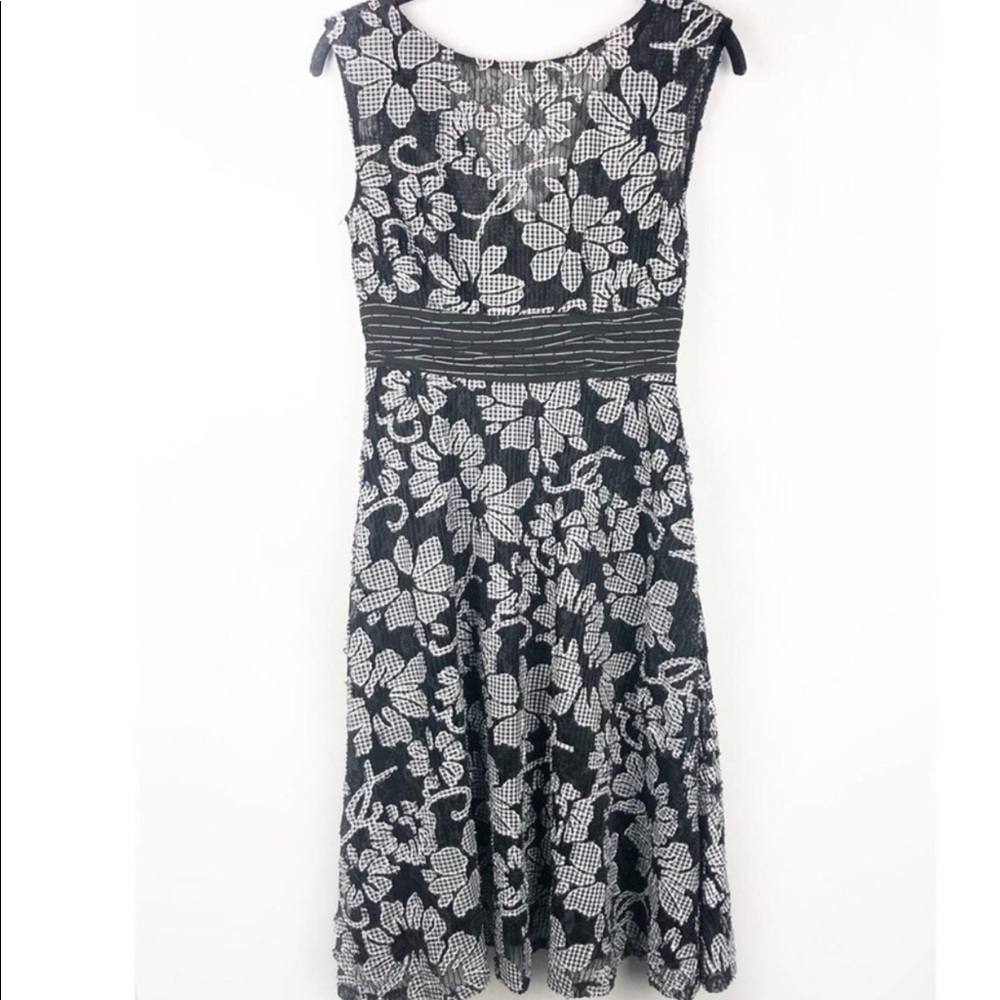 Anthropologie Ett:twa floral gingham dress